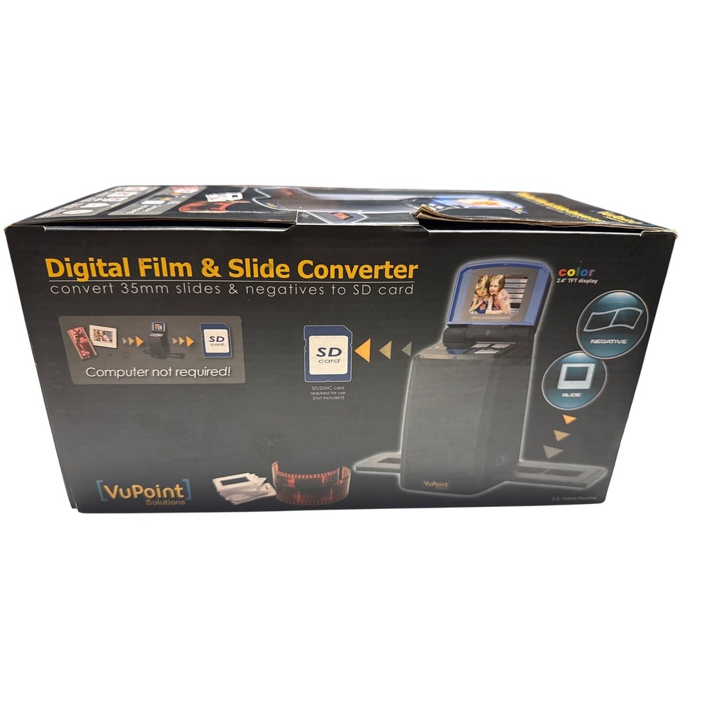 VuPoint Solutions Digital Film & Slide Converter 35mm Negatives SD Card FC-C520